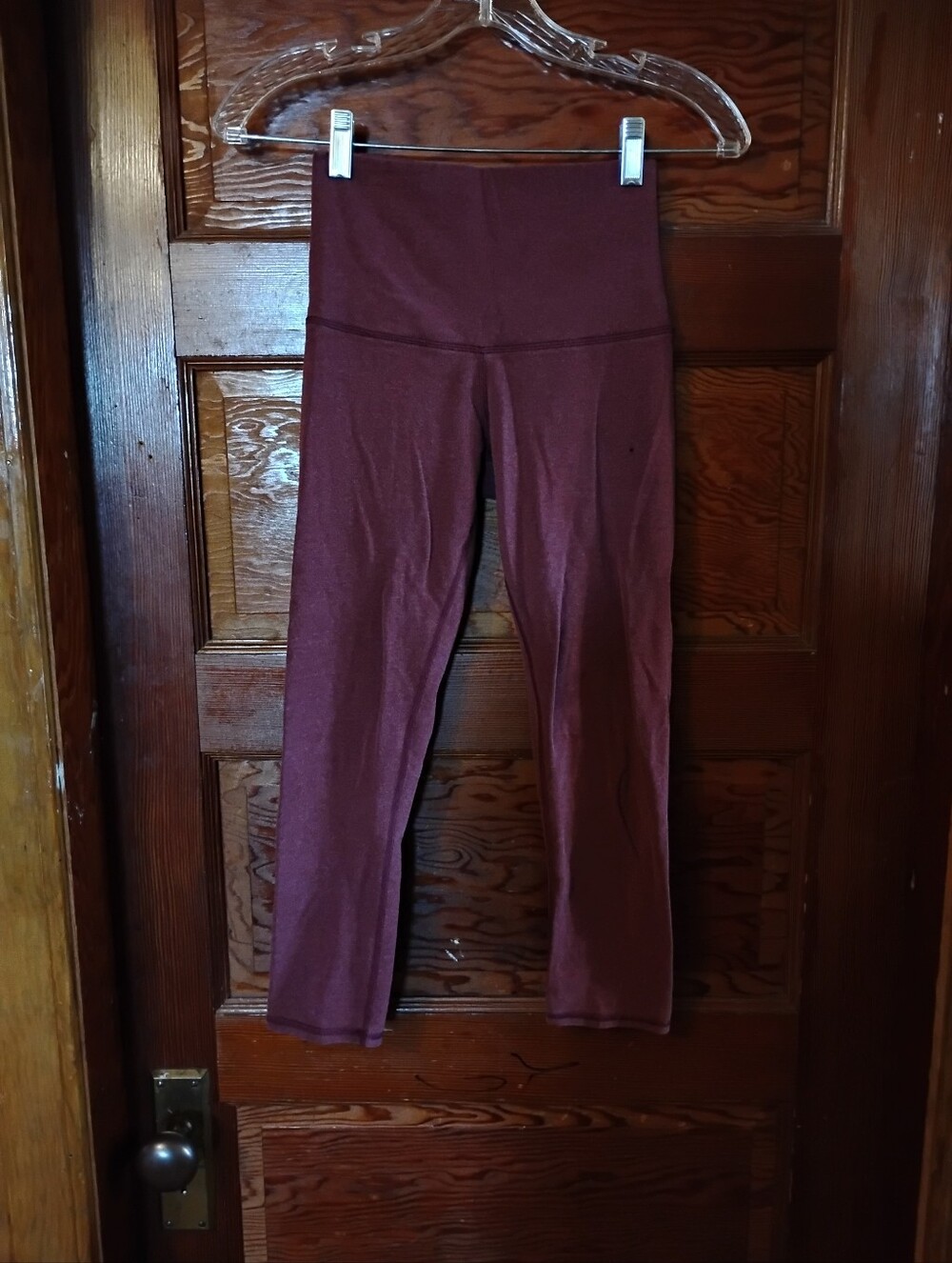 Maroon Lululemon Leggings